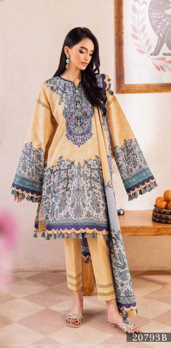 Jade Urban Lawn Stitched 3-Pc