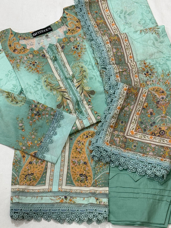 Firdous Lawn Sunspell 3-Pc Stitched