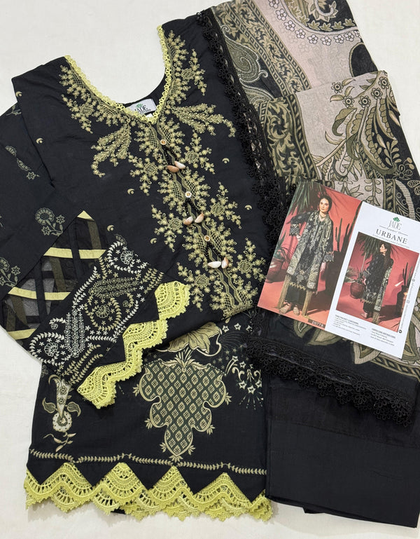 Jade Urbane Embroidered Lawn Vol-1