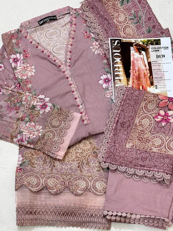 Firdous Lawn Sunspell 3-Pc Stitched