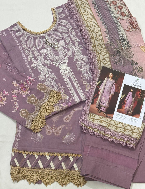 Jade Urbane Embroidered Lawn Vol-1