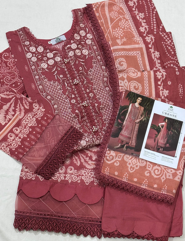 Jade Urbane Embroidered Lawn Vol-1