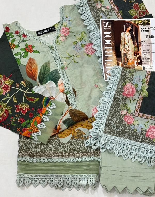 Firdous Lawn Sunspell 3-Pc Stitched
