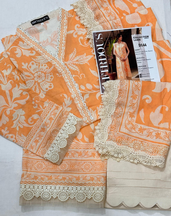Firdous Lawn Sunspell 3-Pc Stitched