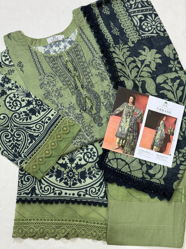 Jade Urbane Embroidered Lawn Vol-1