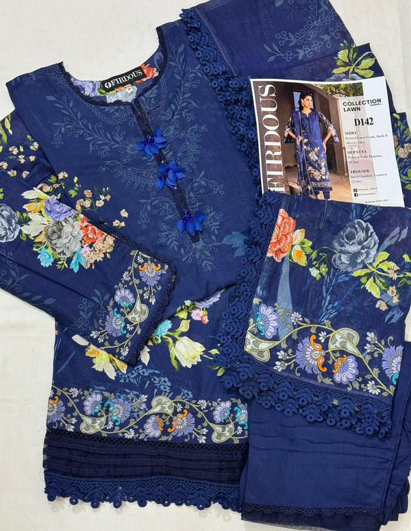 Firdous Lawn Sunspell 3-Pc Stitched