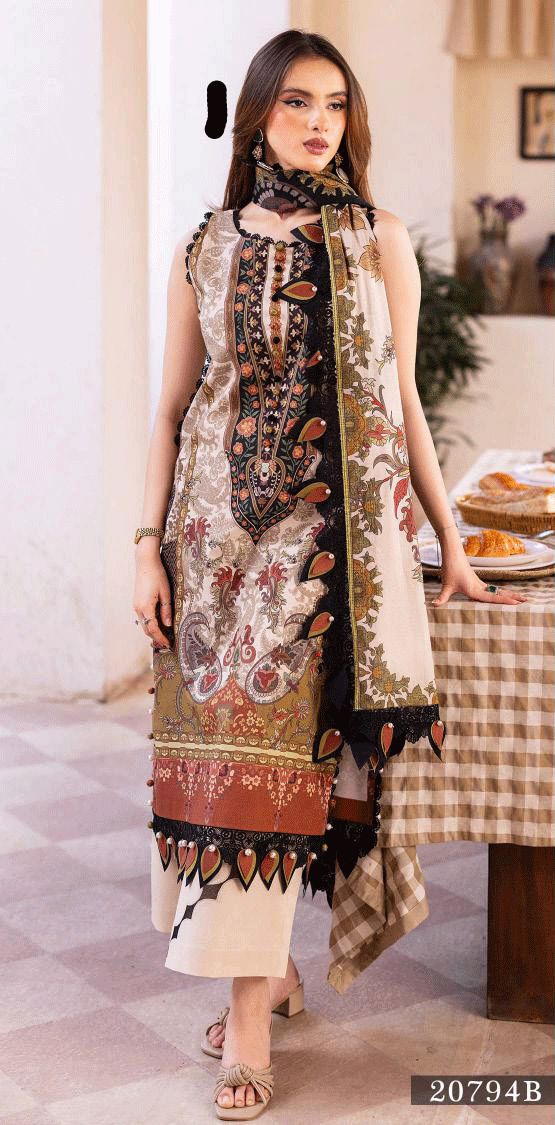 Jade Urban Lawn Stitched 3-Pc