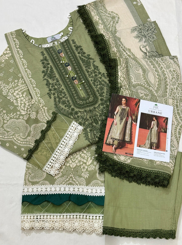 Jade Urbane Embroidered Lawn Vol-1