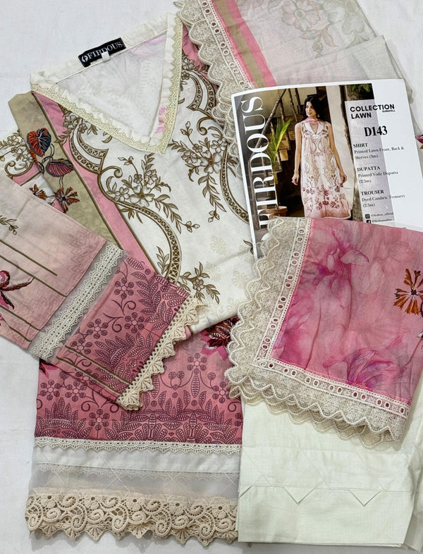 Firdous Lawn Sunspell 3-Pc Stitched