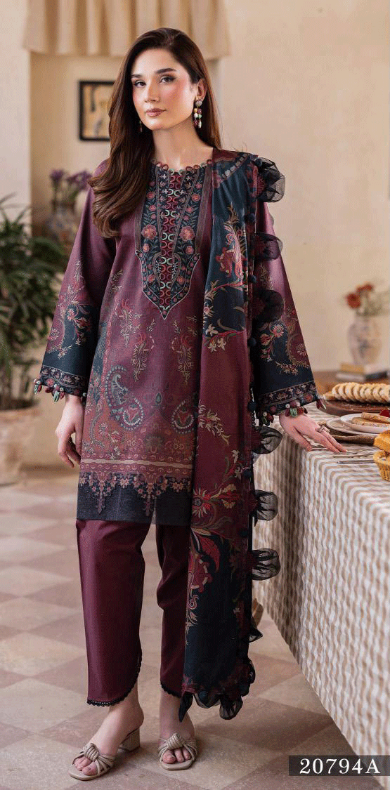 Jade Urban Lawn Stitched 3-Pc