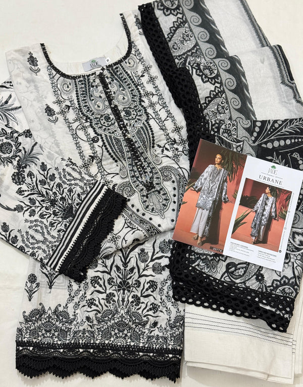 Jade Urbane Embroidered Lawn Vol-1