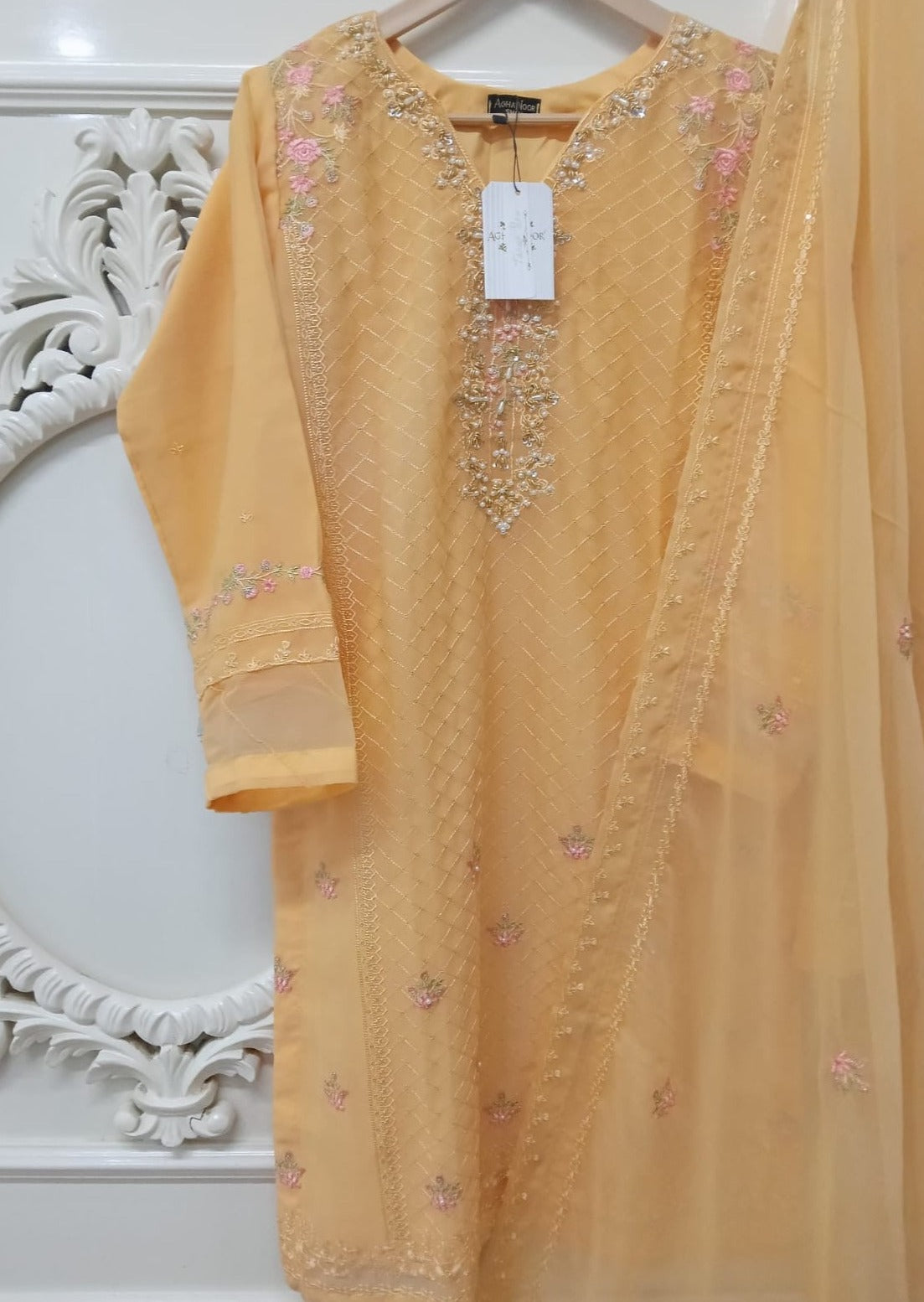 Agha Noor chiffon 2-Pc