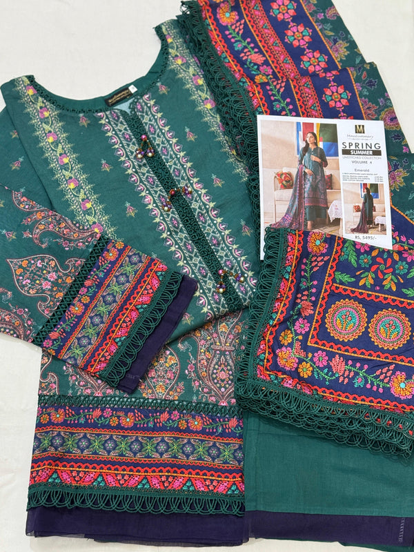 Mausummery Lawn Vol-04 Stitched 2025