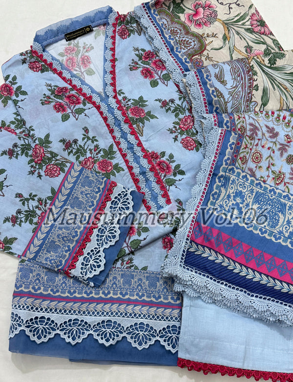 Mausummery Lawn Vol-06 Stitched 2025