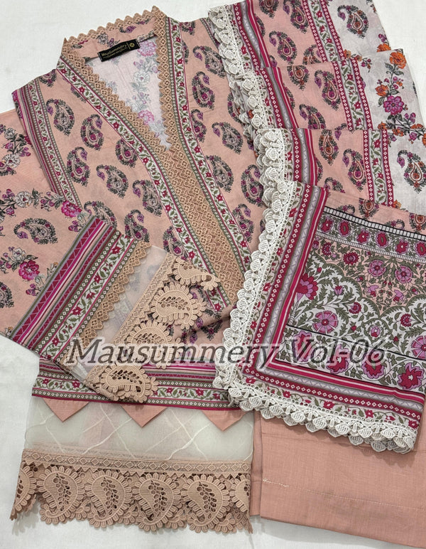 Mausummery Lawn Vol-06 Stitched 2025