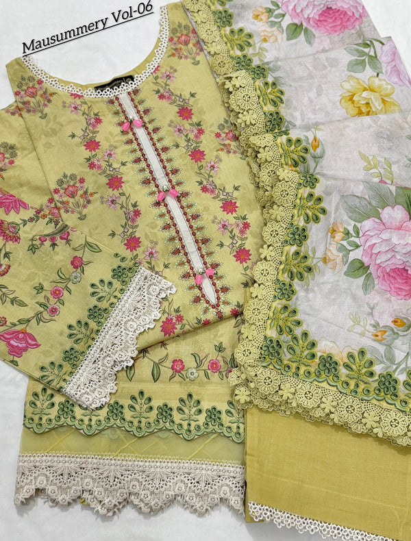 Mausummery Lawn Vol-06 Stitched 2025