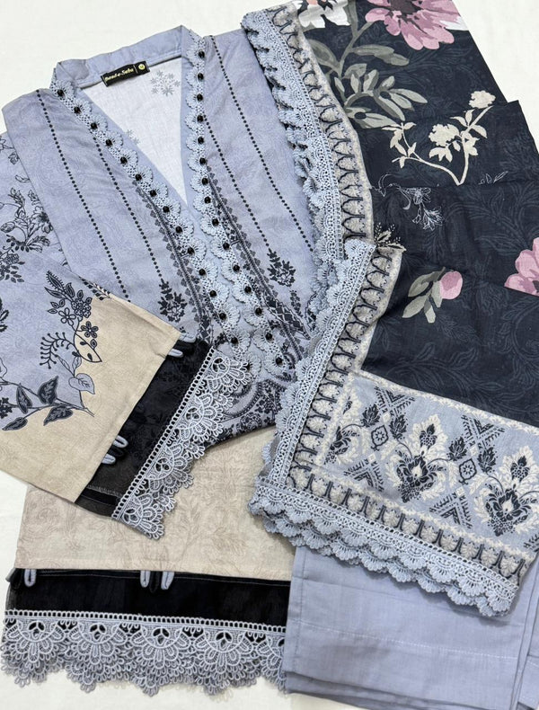 Aafreen Vol-05 Cambric Cotton By Baad e Saba