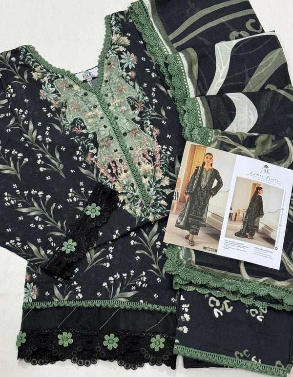 Jade Lumea Prints Luxury Lawn Stitched