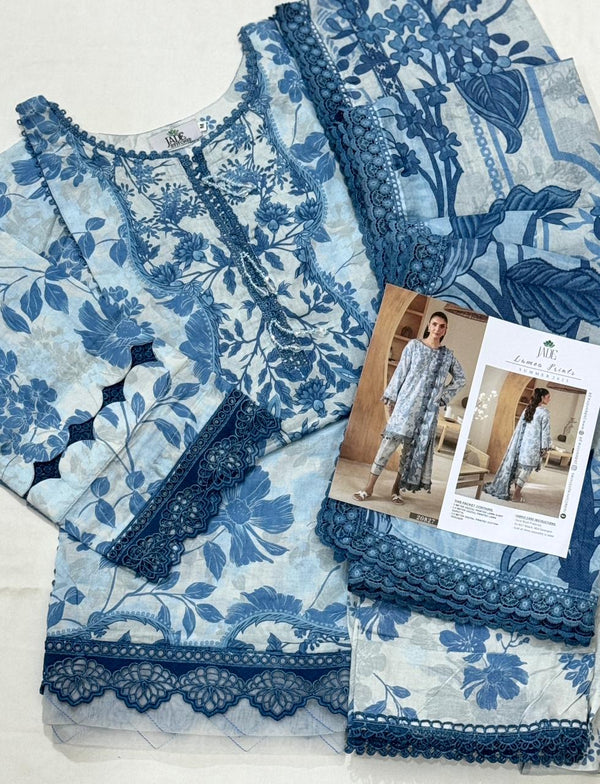 Jade Lumea Prints Luxury Lawn Stitched