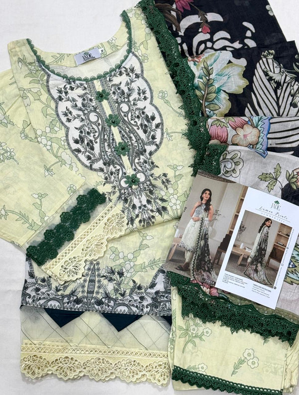 Jade Lumea Prints Luxury Lawn Stitched