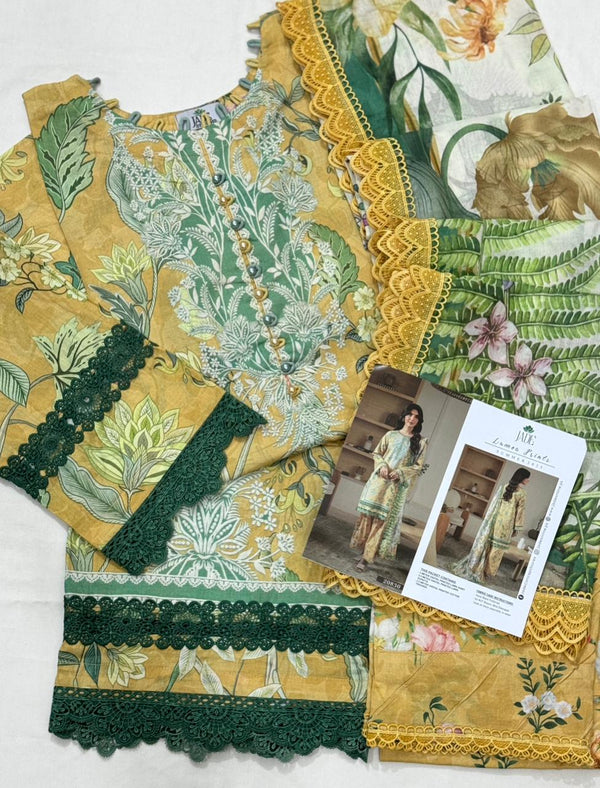 Jade Lumea Prints Luxury Lawn Stitched