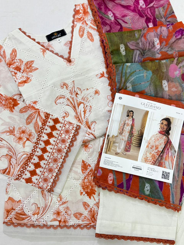 Gullbano Vol-09 by Gull Jee – Premium Embroidered Lawn Stitched