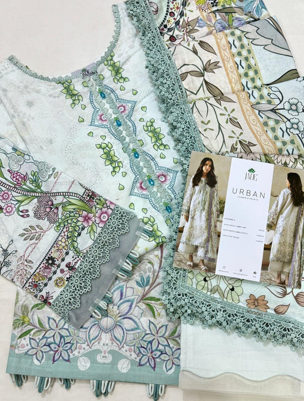 JADE URBAN CAMBRIC 3-PC STITCHED