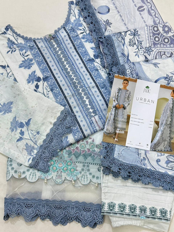 JADE URBAN CAMBRIC 3-PC STITCHED