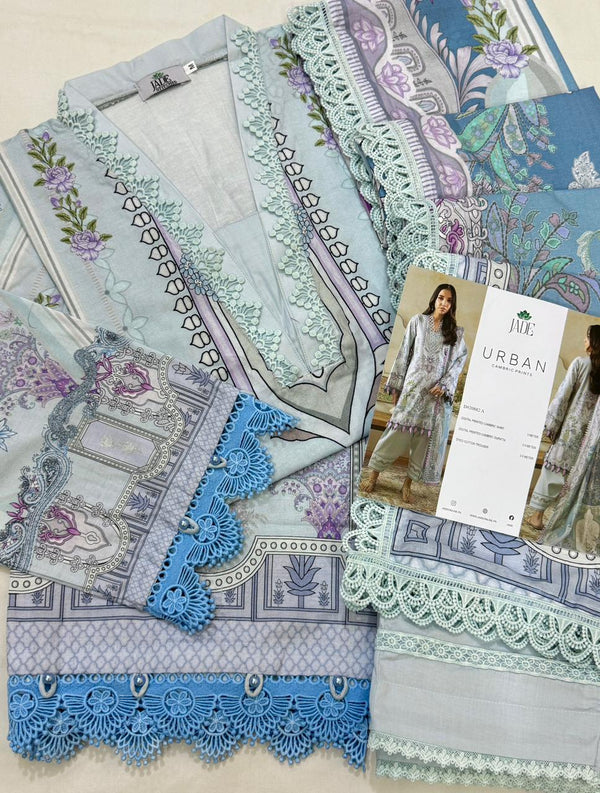 JADE URBAN CAMBRIC 3-PC STITCHED