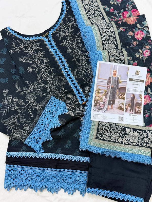 Mausummry Doria Linen vol-03 Stitched😍