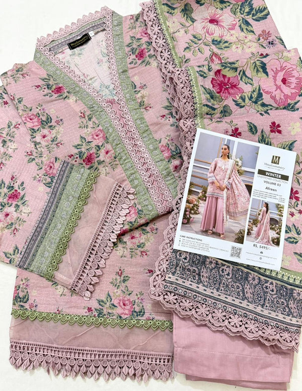 Mausummry Doria Linen vol-03 Stitched😍