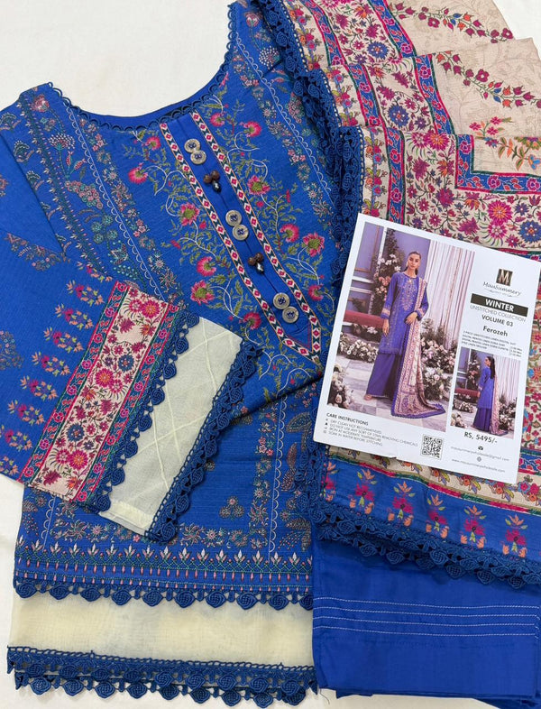 Mausummry Doria Linen vol-03 Stitched😍