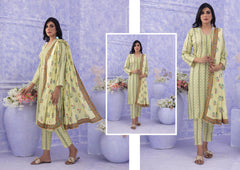 Ghazal By Regalia Printed linen 3-Pc Stitched