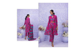 Ghazal By Regalia Printed linen 3-Pc Stitched