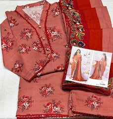 Ghazal By Regalia Printed linen 3-Pc Stitched