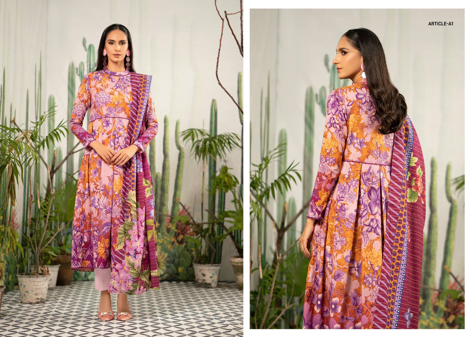 Gull Jee Flourish Khaddar 3-Pc Stitched Collection