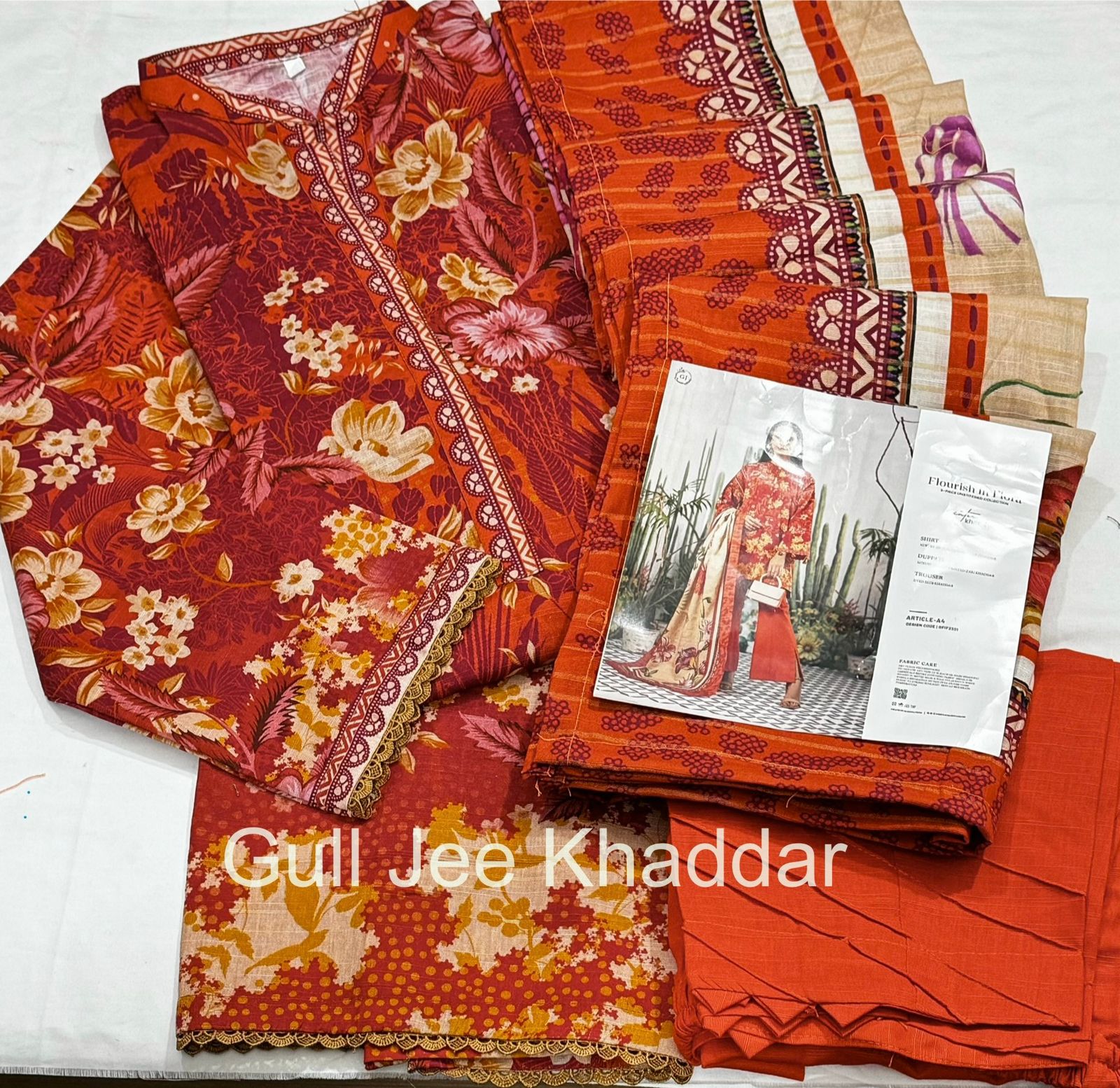 Gull Jee Flourish Khaddar 3-Pc Stitched Collection