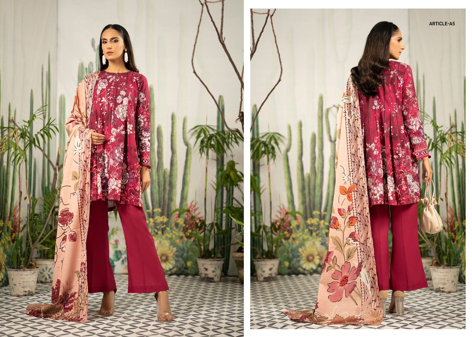 Gull Jee Flourish Khaddar 3-Pc Stitched Collection