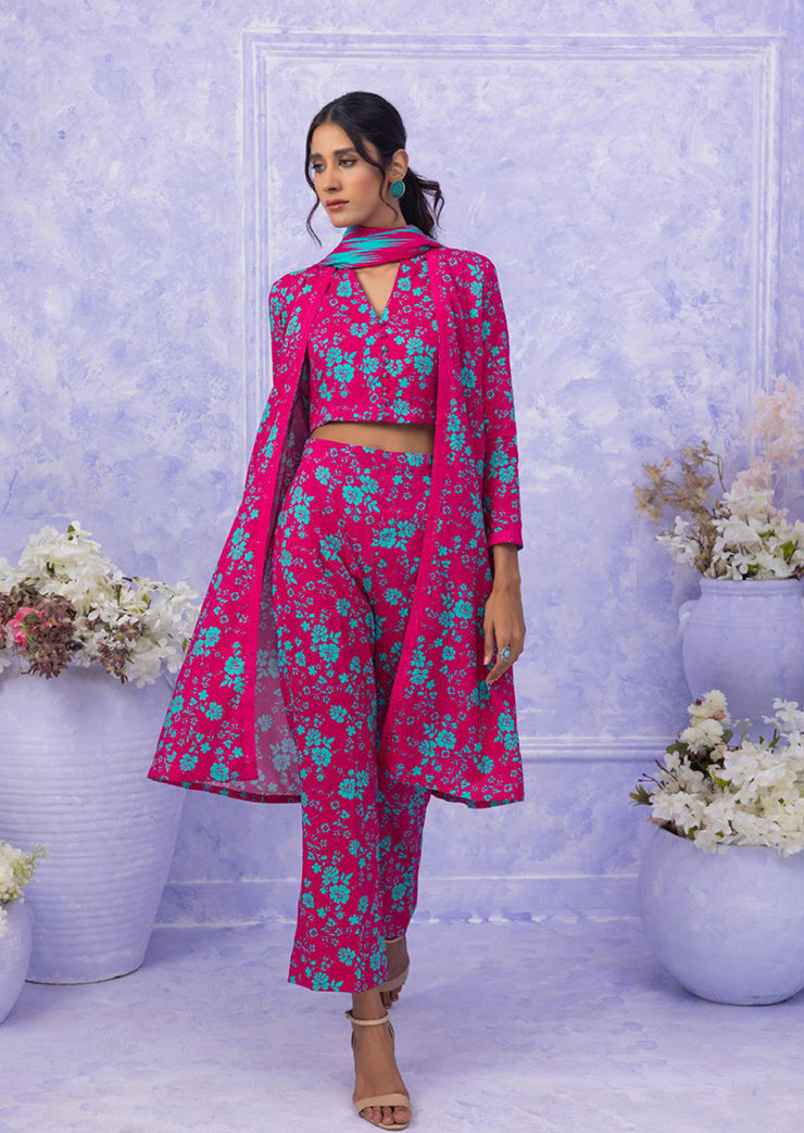 Ghazal By Regalia Printed linen 3-Pc Stitched